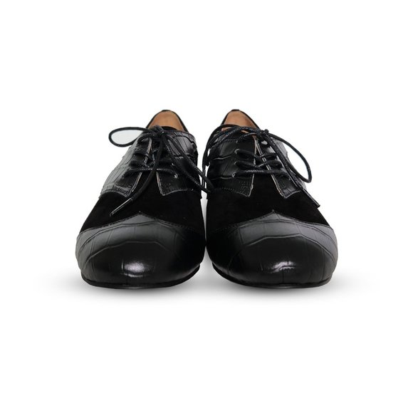 CHARLIE STONE ‘Boss’ Leather Ankle Booties in Black - Picture 4 of 16